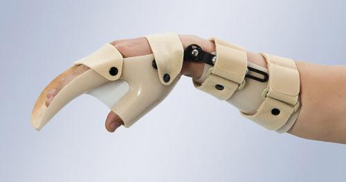 Orthèse de poignet articulée main doigts et pouce Thermo-Cast A