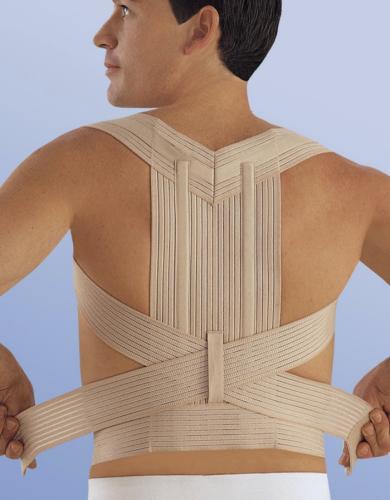 Redresse-dos avec contrôle de la posture avec réglage antérieur