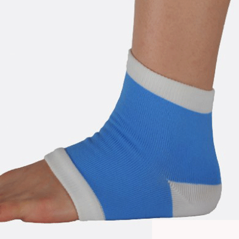 Ankle gel braces for protection of the heel (one size)