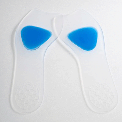 High heel silicone insoles