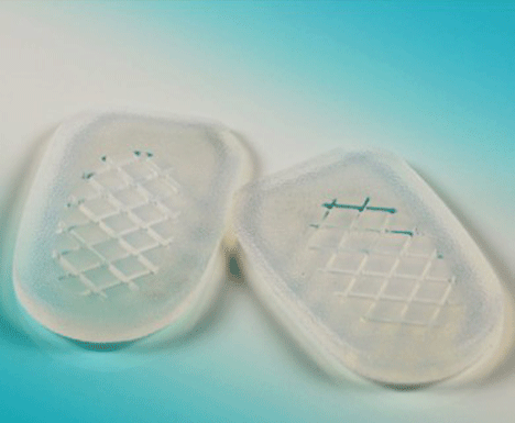 Silicone heel pads