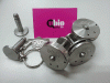 Slots Ironclip (3 Knopen et 1 sleutel)