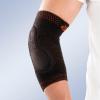 Visco-3D elastic elbow support with viscoelastic pads