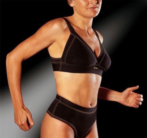 Bra for Sport cup extensible - 100% cotton on the skin